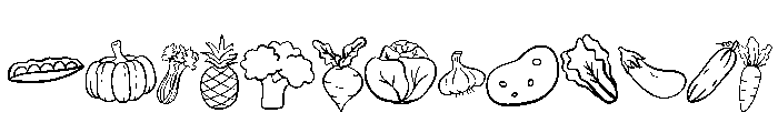 Garden Bounty Font UPPERCASE