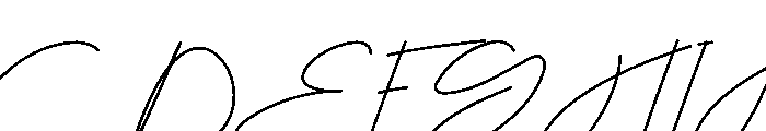 Garden Dancing Font UPPERCASE