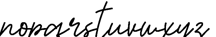 Garden Dancing Font LOWERCASE