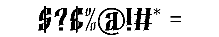 Garden Fence Regular Font OTHER CHARS