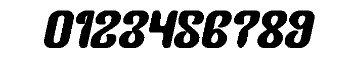 Garden Oracle Bold Italic Font OTHER CHARS