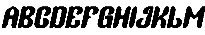 Garden Oracle Bold Italic Font UPPERCASE