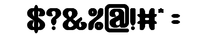 Garden Oracle Bold Font OTHER CHARS
