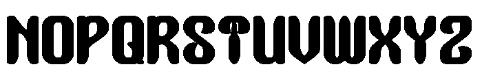 Garden Oracle Bold Font UPPERCASE