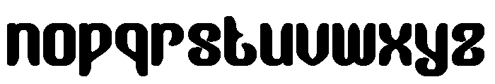Garden Oracle Bold Font LOWERCASE