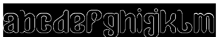 Garden Oracle-Hollow-Inverse FONT