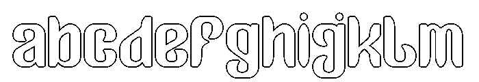 Garden Oracle-Hollow FONT