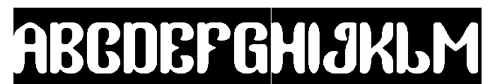 Garden Oracle-Inverse Font UPPERCASE