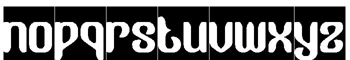 Garden Oracle-Inverse Font LOWERCASE