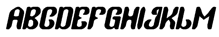 Garden Oracle Italic Font UPPERCASE