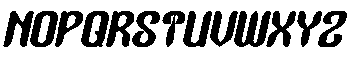 Garden Oracle Italic Font UPPERCASE