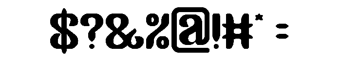Garden Oracle Font OTHER CHARS