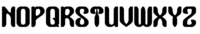 Garden Oracle Font UPPERCASE