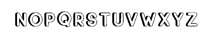 Garden School Regular Font LOWERCASE