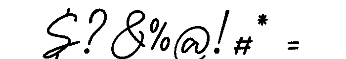 Garden Scrawl Font OTHER CHARS
