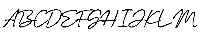 Garden Scrawl Font UPPERCASE