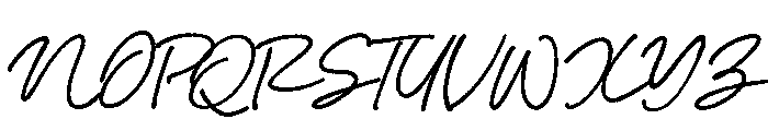 Garden Scrawl Font UPPERCASE
