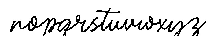 Garden Scrawl Font LOWERCASE