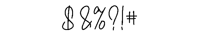 Gardena Font OTHER CHARS