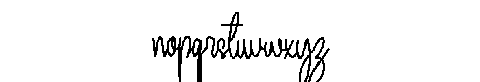 Gardena Font LOWERCASE