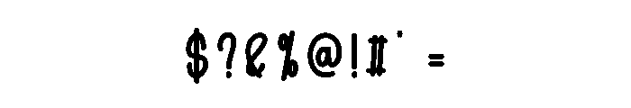 Gardenday Font OTHER CHARS