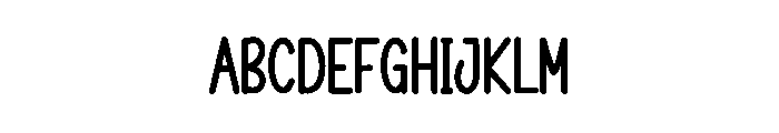 Gardenday Font UPPERCASE