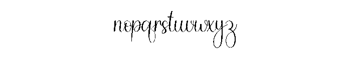 Gardening1 Font LOWERCASE