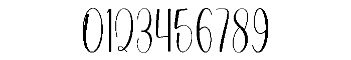 GardeniumHandwriting Font OTHER CHARS