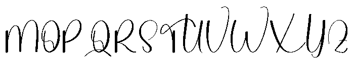 GardeniumHandwriting Font UPPERCASE