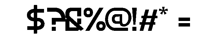 Gardiant Regular Font OTHER CHARS