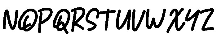 Gardy Font UPPERCASE
