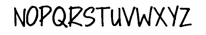 Garem Marker Regular Font UPPERCASE