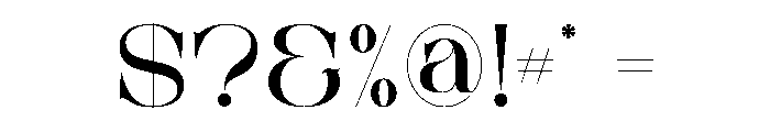 Gares Font OTHER CHARS