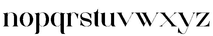 Gares Font LOWERCASE