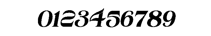 Gareso Italic Font OTHER CHARS