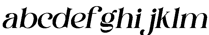 Gareso Italic FONT