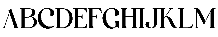 Gareso  Regular Font UPPERCASE