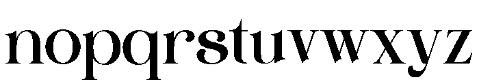 Gareso  Regular Font LOWERCASE