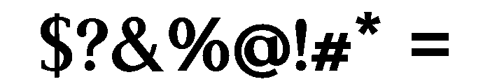 Garetto Font OTHER CHARS