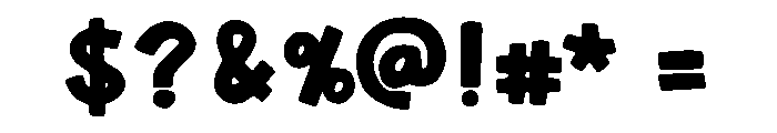 Garfieh Comic Bold Font OTHER CHARS