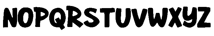 Garfieh Comic Bold Font UPPERCASE