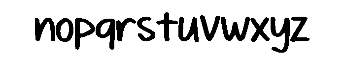 Garfieh Comic Regular Font LOWERCASE