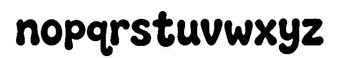 Garielos Mobegt Font LOWERCASE