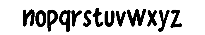 Garinstae Font LOWERCASE