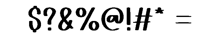 Garisans Font OTHER CHARS