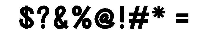 Garised Font OTHER CHARS