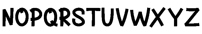 Garised Font UPPERCASE