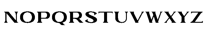 Garleux Serif Font LOWERCASE