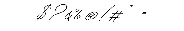 Garlice Home Font OTHER CHARS
