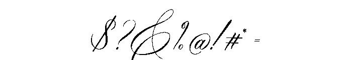 Garncoleia Bold Font OTHER CHARS